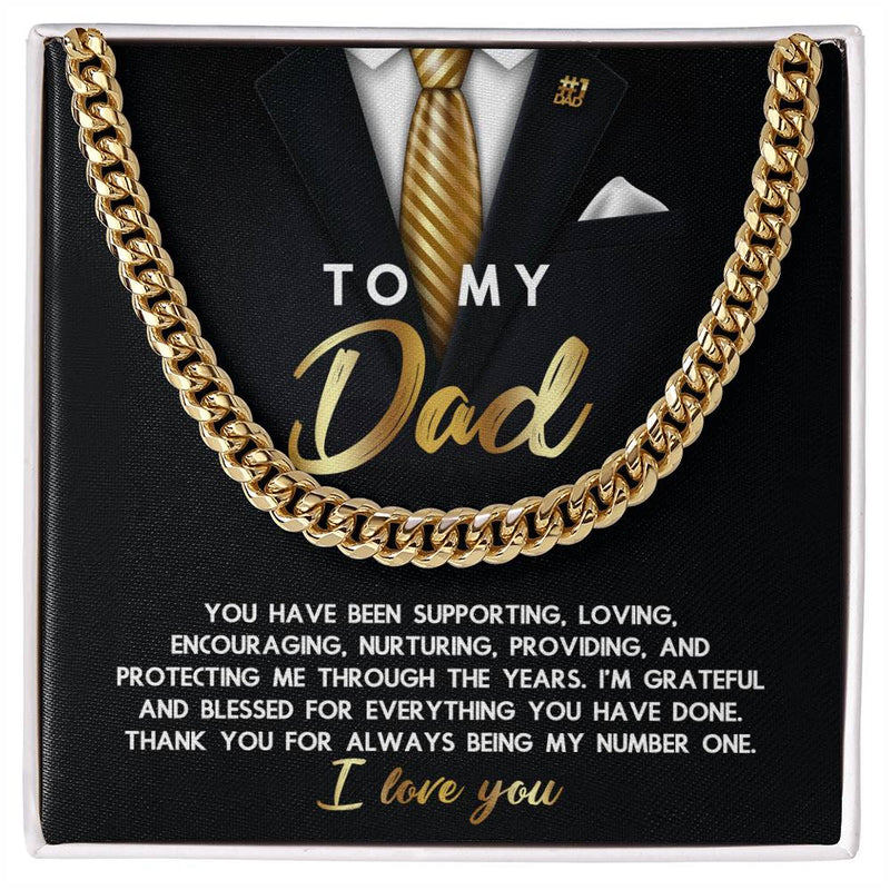 Dad-Through The Years Cuban Chain Link