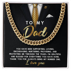 Dad-Through The Years Cuban Chain Link