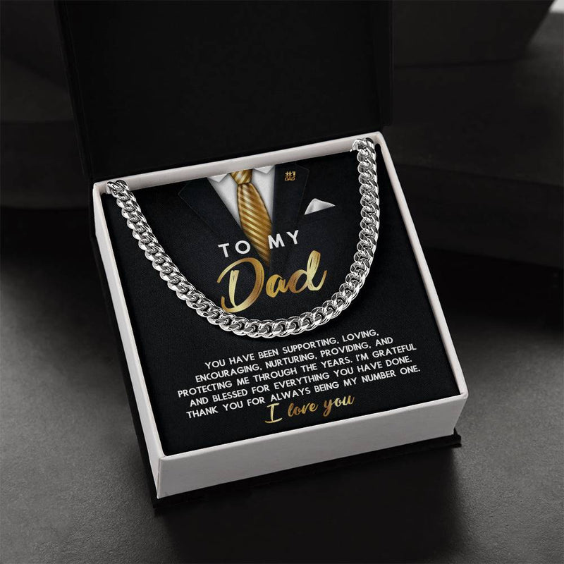 Dad-Through The Years Cuban Chain Link