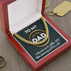 Dad-Be A Dad Cuban Link Chain