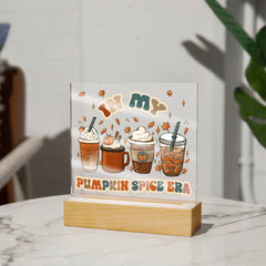 Pumpkin Spice Era Acrylic Plaque