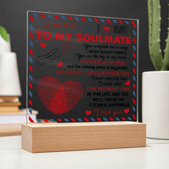 You Complete Me Acrylic Plaque